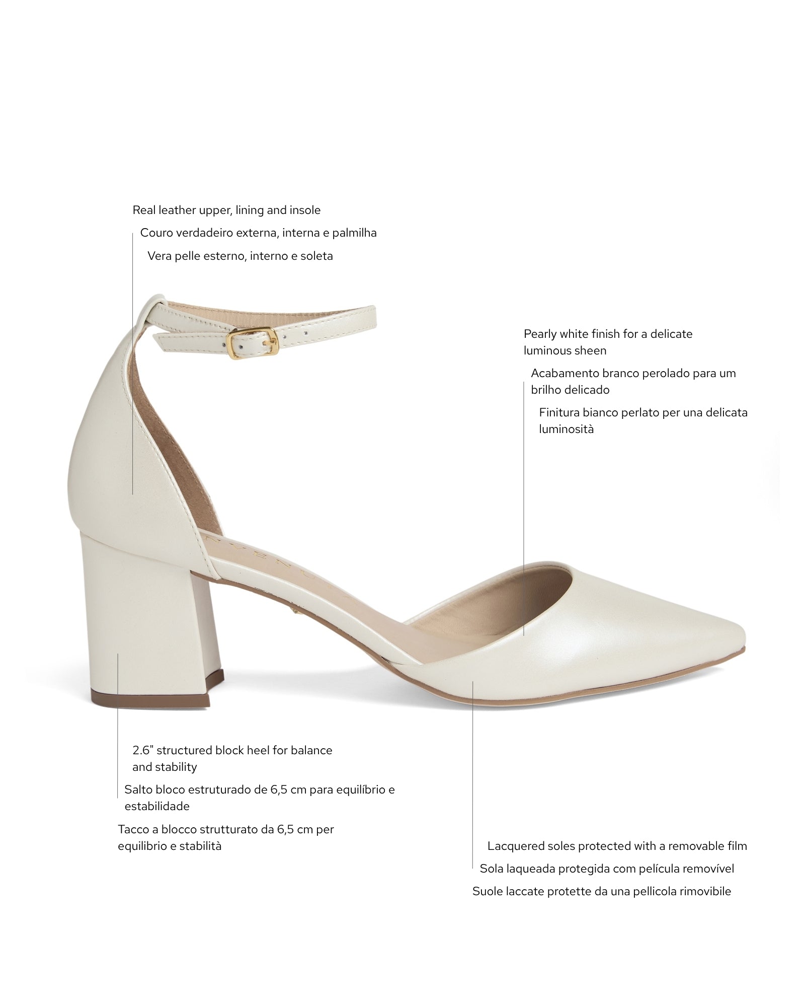 Informações sobre o scarpin d'orsay MIA 65 da Benvenuta